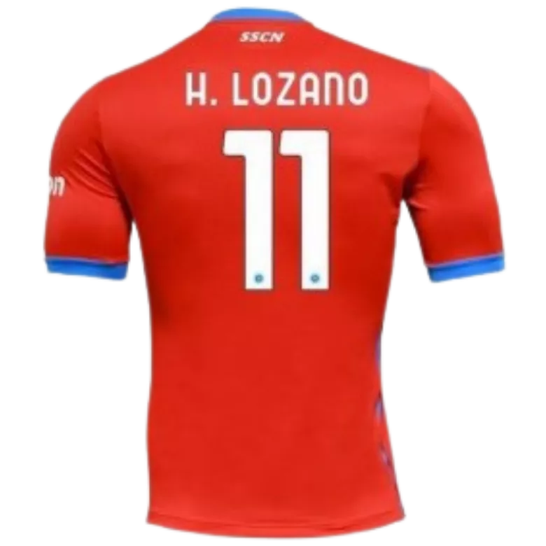 H. LOZANO #11 Napoli Fourth Away Jersey 2021/22 - gogoalshop
