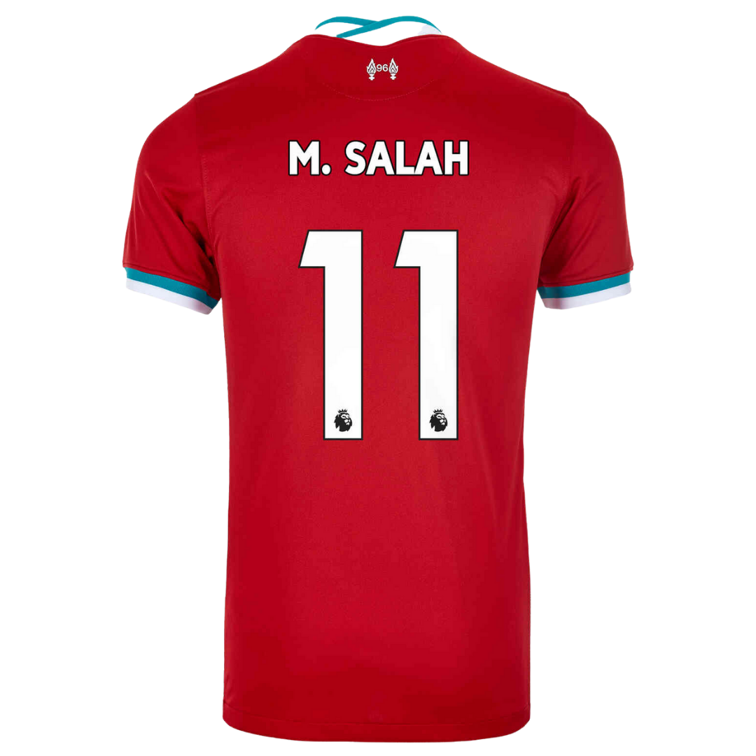 Mohamed Salah 11 Liverpool Home Soccer Jersey 2020 21 Gogoalshop