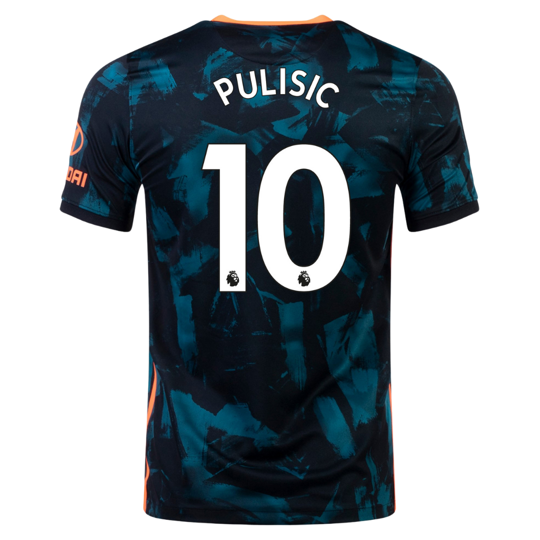 Replica Christian Pulisic #10 Chelsea Third Away Jersey 2021/22 By Nike