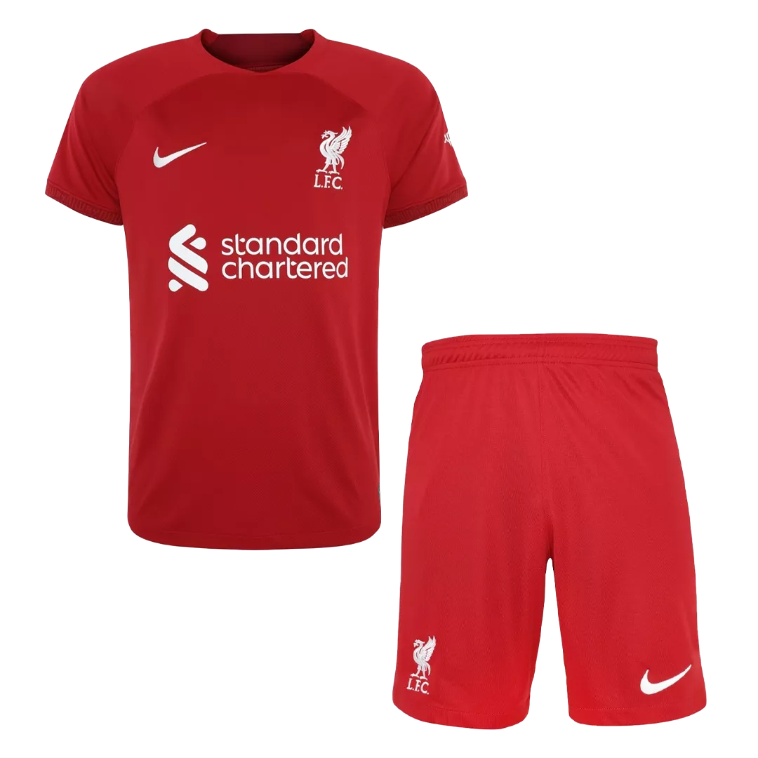 Liverpool Home Full Kit 2022/23 By Nike - gogoalshop