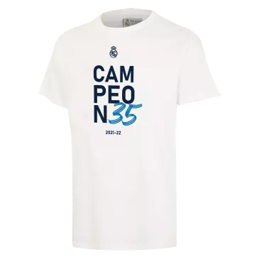 Real Madrid Campeón 35 T-Shirt 2021/22 By Adidas - gogoalshop
