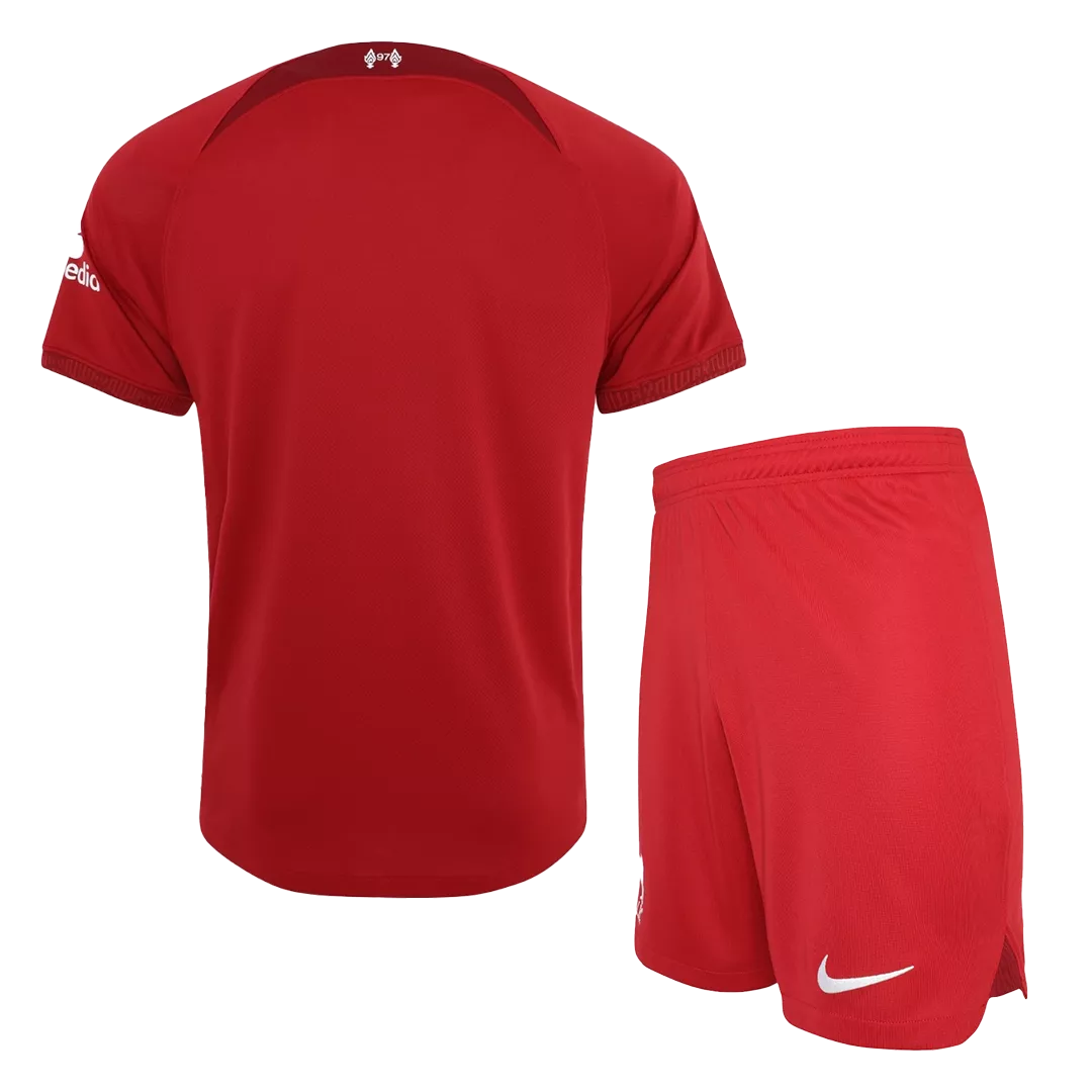 Liverpool Home Full Kit 2022/23 By Nike Kids - gogoalshop
