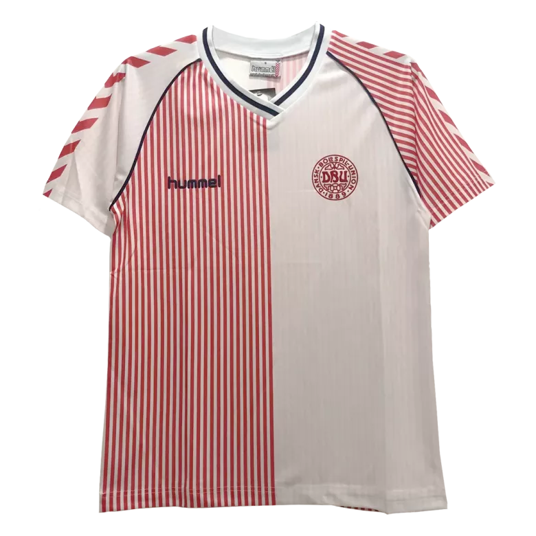 Vintage Soccer Jersey Denmark Away 1986 - gogoalshop