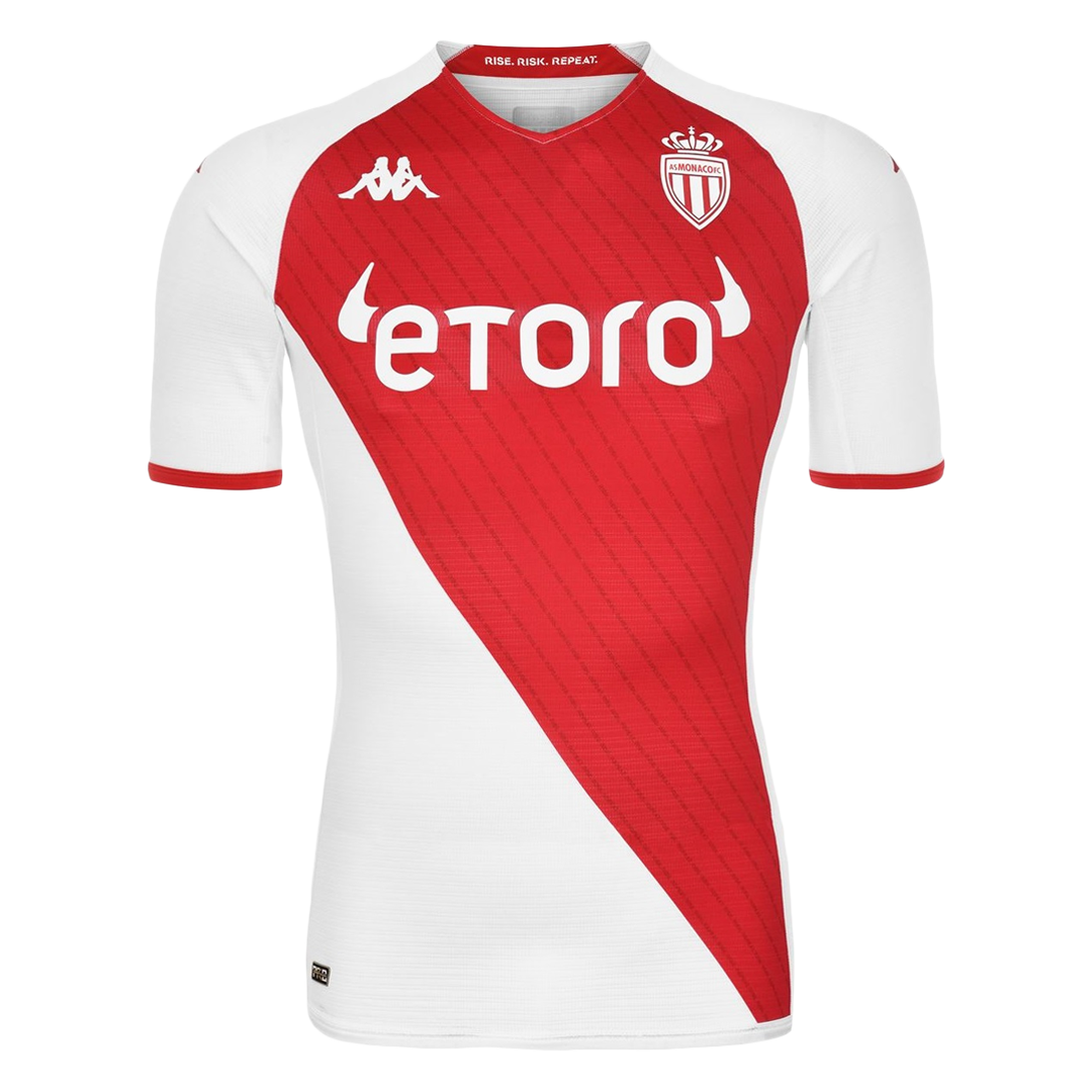 Monaco No27 Lemar Home Soccer Club Jersey