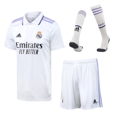 Real Madrid Home Full Kit 2022/23 By Adidas