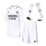 Real Madrid Home Full Kit 2022/23 By Adidas Kids - gogoalshop