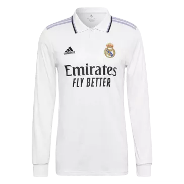 Real Madrid Home Long Sleeve Jersey 2022/23 - gogoalshop