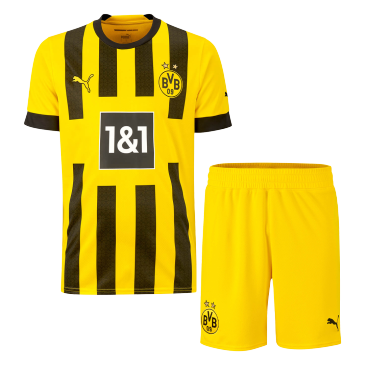 Borussia Dortmund Home Kit 2022/23 By Puma Kids