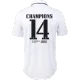 Authentic Jersey CHAMPIONS #14 Real Madrid Home Jersey 2022/23 By Adidas - gogoalshop