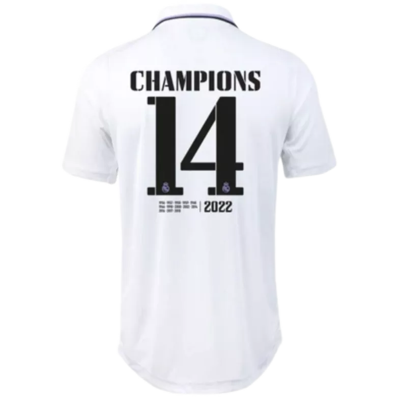 CHAMPIONS #14 Real Madrid Home Authentic Soccer Jersey 2022/23 - gogoalshop