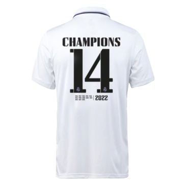 Replica CHAMPIONS #14 Real Madrid Home Jersey 2022/23 By Adidas