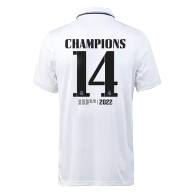 CHAMPIONS #14 Real Madrid Home Soccer Jersey 2022/23 Gogoalshop