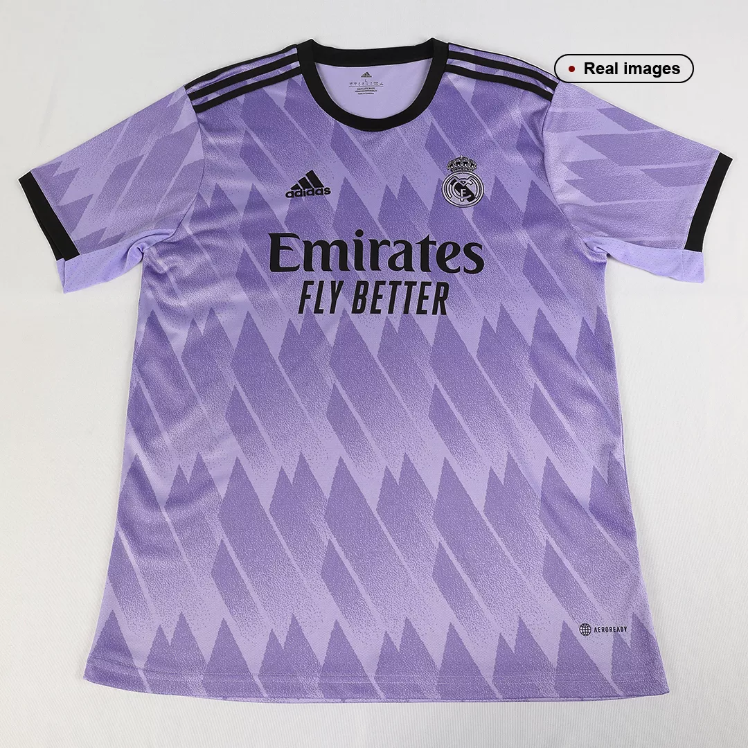 Replica {[(BENZEMA #9)]} Real Madrid Away Jersey 2022/23 By Adidas - Limited Edition - gogoalshop