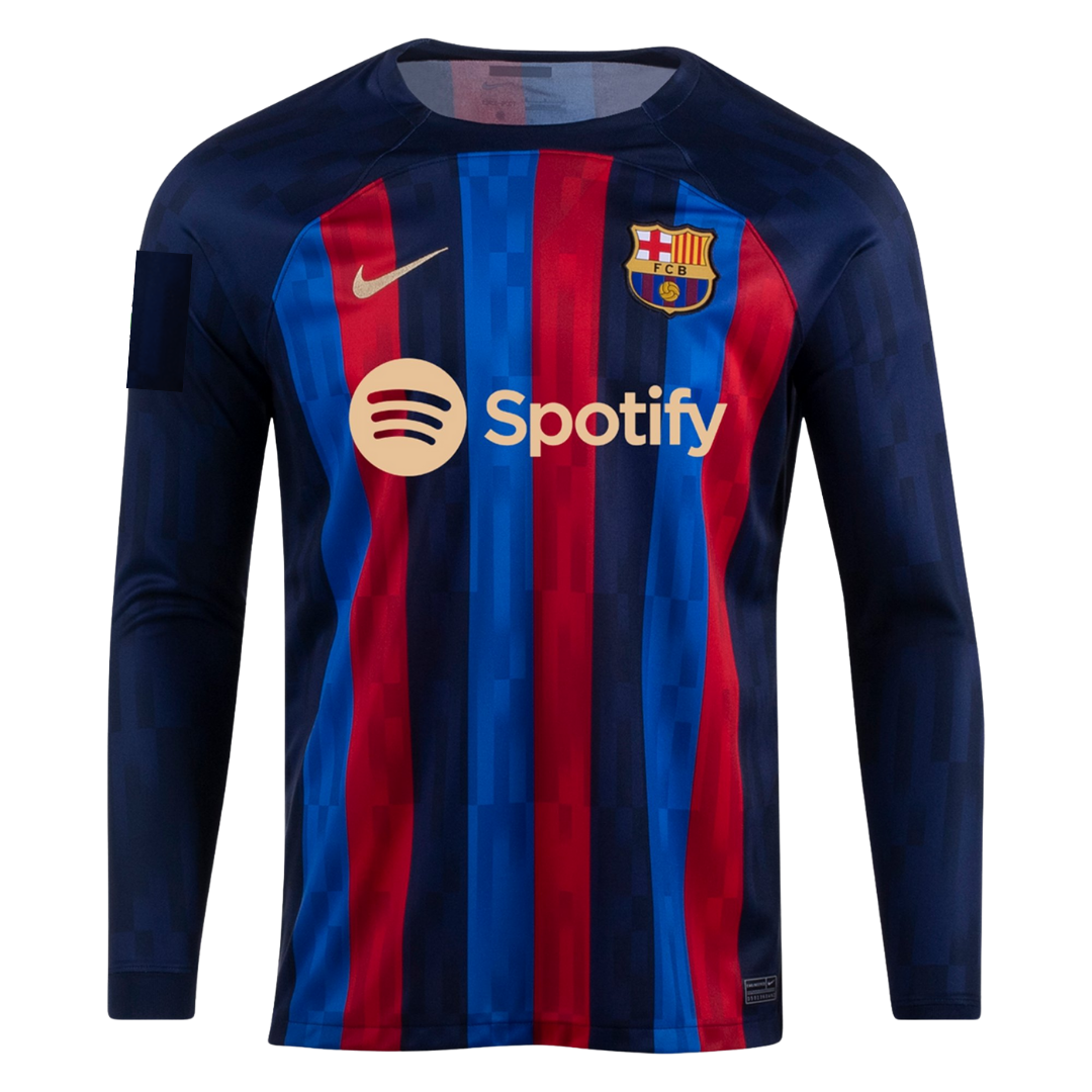 Barcelona Home Long Sleeve Soccer Jersey 2022/23 | Gogoalshop
