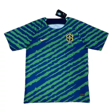Replica Brazil Pre-Match Jersey 2022 By Nike - gogoalshop