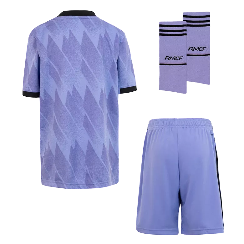 Real Madrid Away Kids Soccer Jerseys Full Kit 2022/23 - gogoalshop