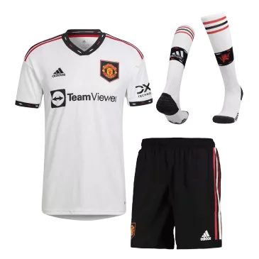 Manchester United Away Full Kit 2022/23 By Adidas - gogoalshop