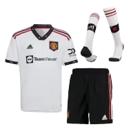 Manchester United Away Full Kit 2022/23 By Adidas Kids - gogoalshop