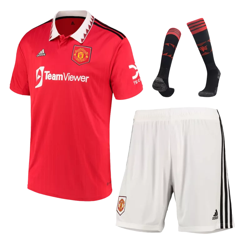Manchester United Home Jerseys Full Kit 2022/23 - gogoalshop