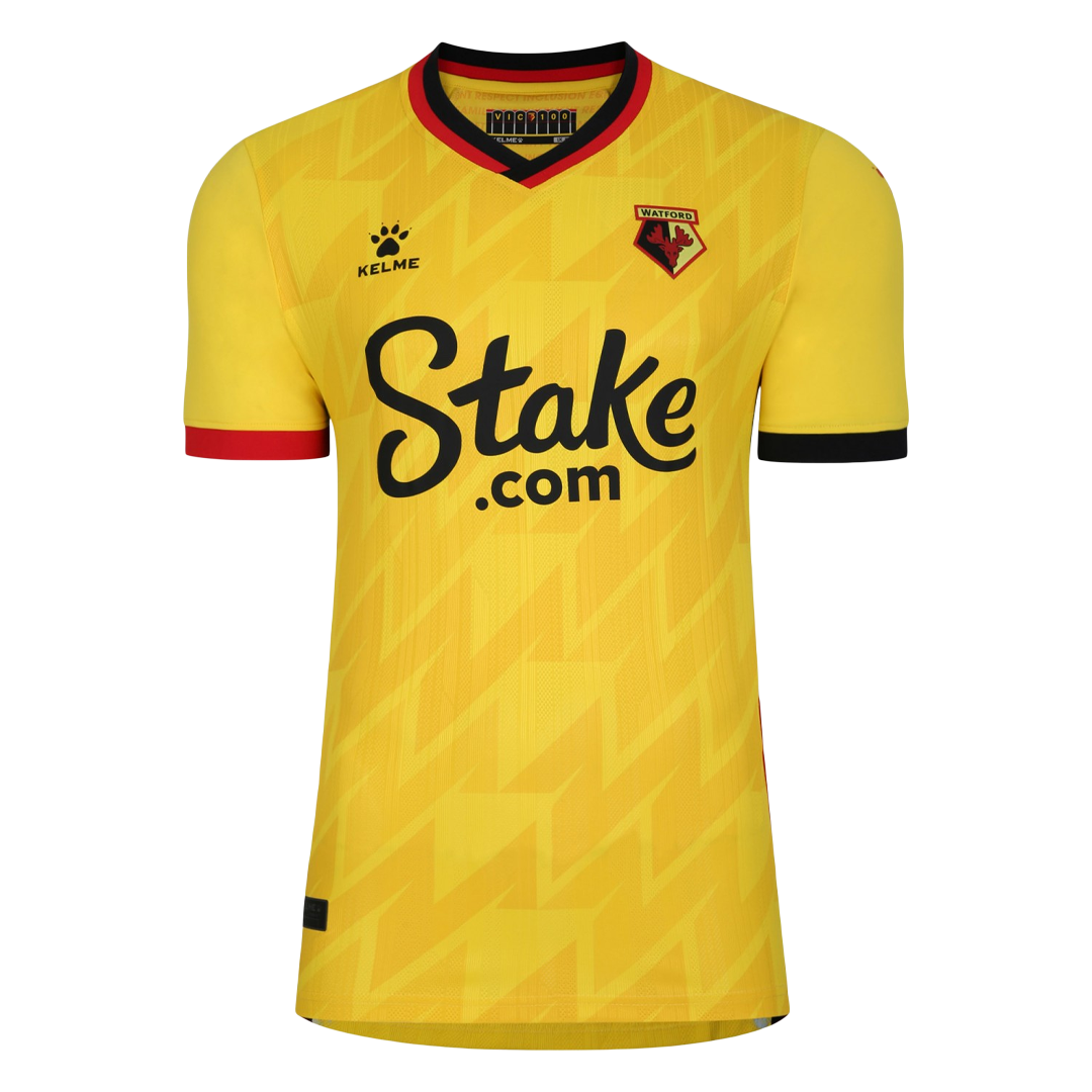 Replica Watford Home Jersey 2022/23 By Kelme Gogoalshop