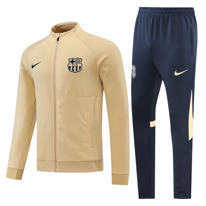 Barcelona Jacket Tracksuit 2022/23 Yellow - gogoalshop