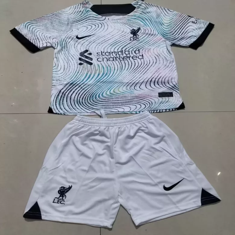 Liverpool Away Kids Jerseys Full Kit 2022/23 - gogoalshop