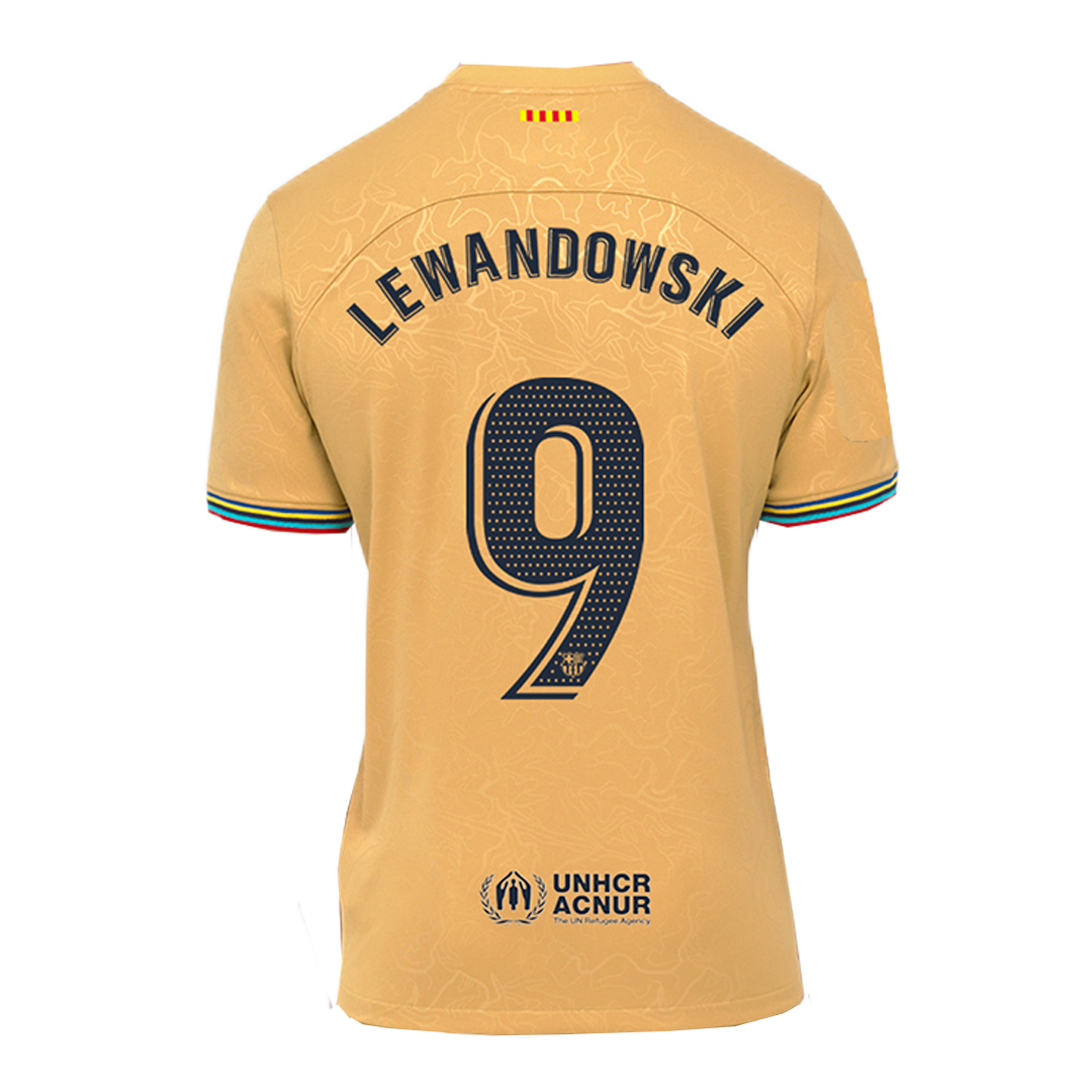 Replica LEWANDOWSKI #9 Barcelona Away Jersey 2022/23 By Nike | Gogoalshop