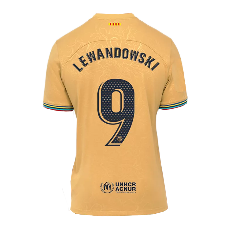 LEWANDOWSKI #9 Barcelona Away Soccer Jersey 2022/23 - gogoalshop