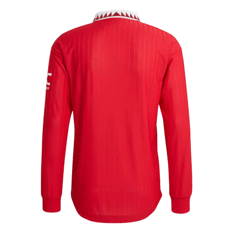 Authentic Manchester United Home Long Sleeve Soccer Jersey 2022/23 - gogoalshop