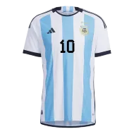 Authentic Messi #10 Argentina Home Jersey 2022 By Adidas - gogoalshop