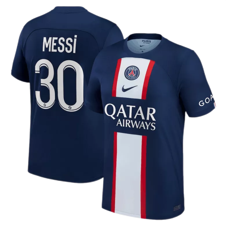 Messi #30 PSG Home Soccer Jersey 2022/23 - gogoalshop