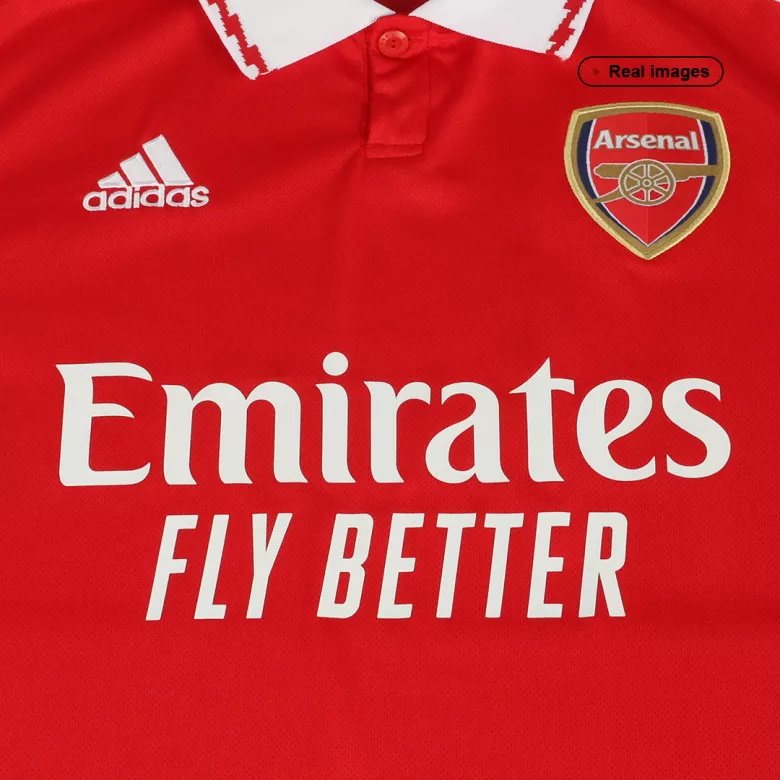 Arsenal Home Long Sleeve Soccer Jersey 2022/23 - gogoalshop