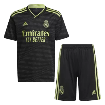 Real Madrid Third Away Kids Jerseys Kit 2022/23 - gogoalshop