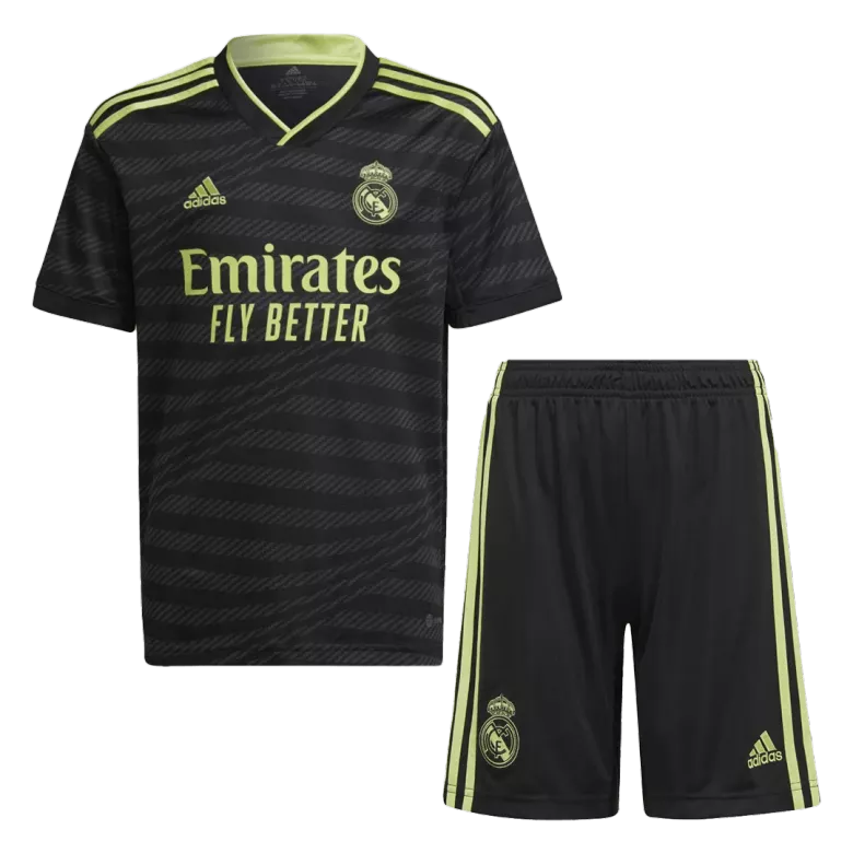 ALABA #4 Real Madrid Third Away Kids Jerseys Kit 2022/23 - gogoalshop