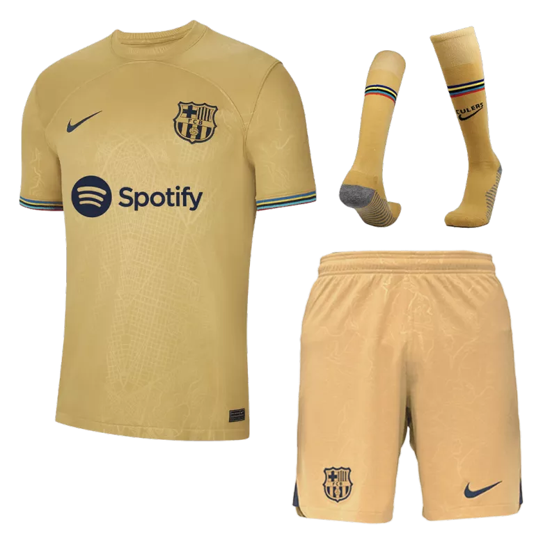 Barcelona Away Jerseys Full Kit 2022/23 - gogoalshop