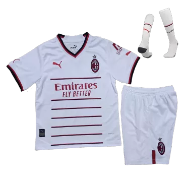 AC Milan Away Full Kit 2022/23 By Adidas Kids - gogoalshop