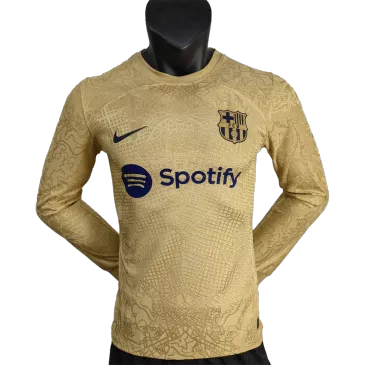 Authentic Barcelona Away Long Sleeve Jersey 2022/23 - gogoalshop