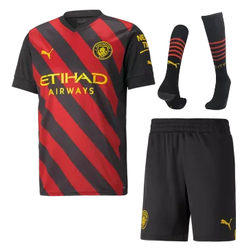 Manchester City Away Full Kit 2022/23 By Puma - gogoalshop