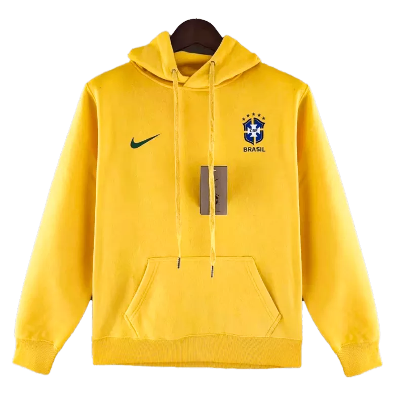 Brazil Sweater Hoodie 2022/23 Yellow - gogoalshop