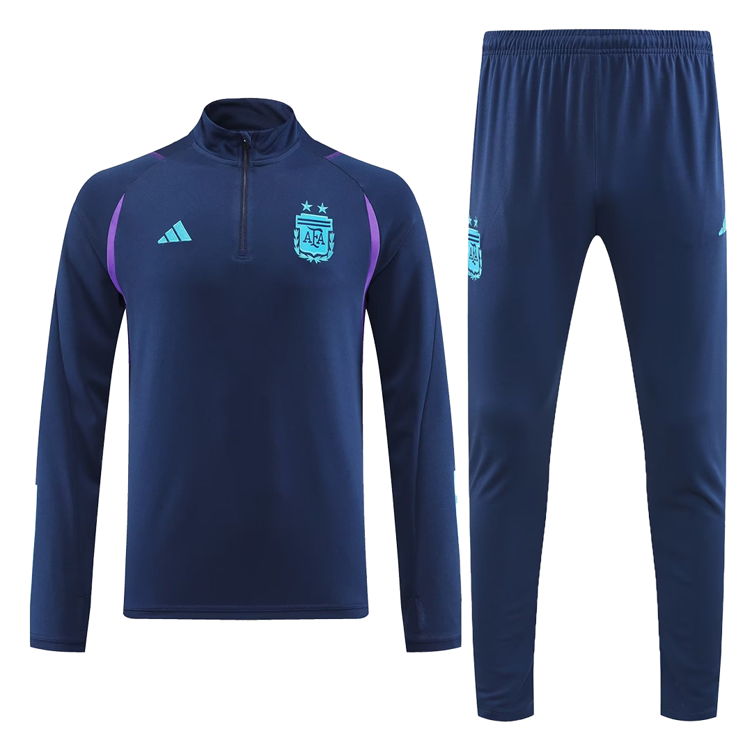 Argentina 1/4 Zip Tracksuit 2022 Royal | Gogoalshop