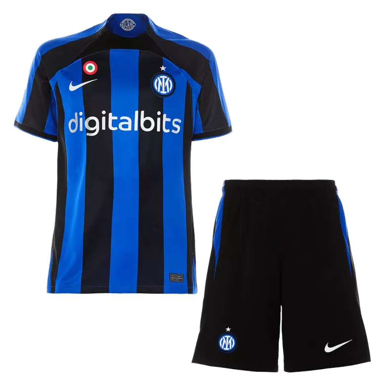 Inter Milan Home Kids Soccer Jerseys Kit 2022/23 - gogoalshop