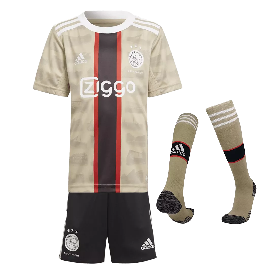 Ajax Third Away Kids Jerseys Full Kit 2022/23 Adidas - gogoalshop