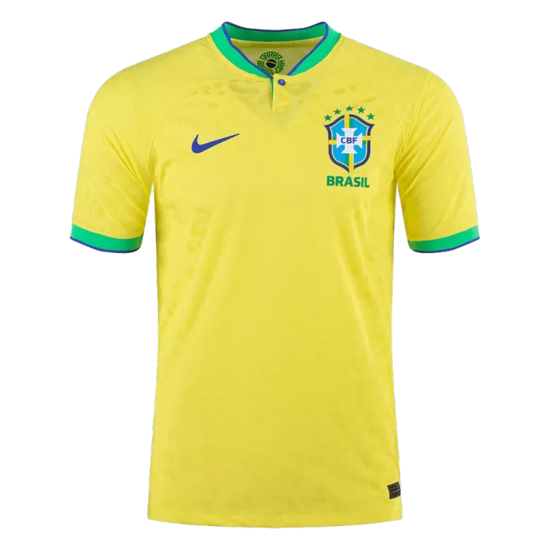 Brazil Home Authentic Soccer Jersey 2022 - gogoalshop