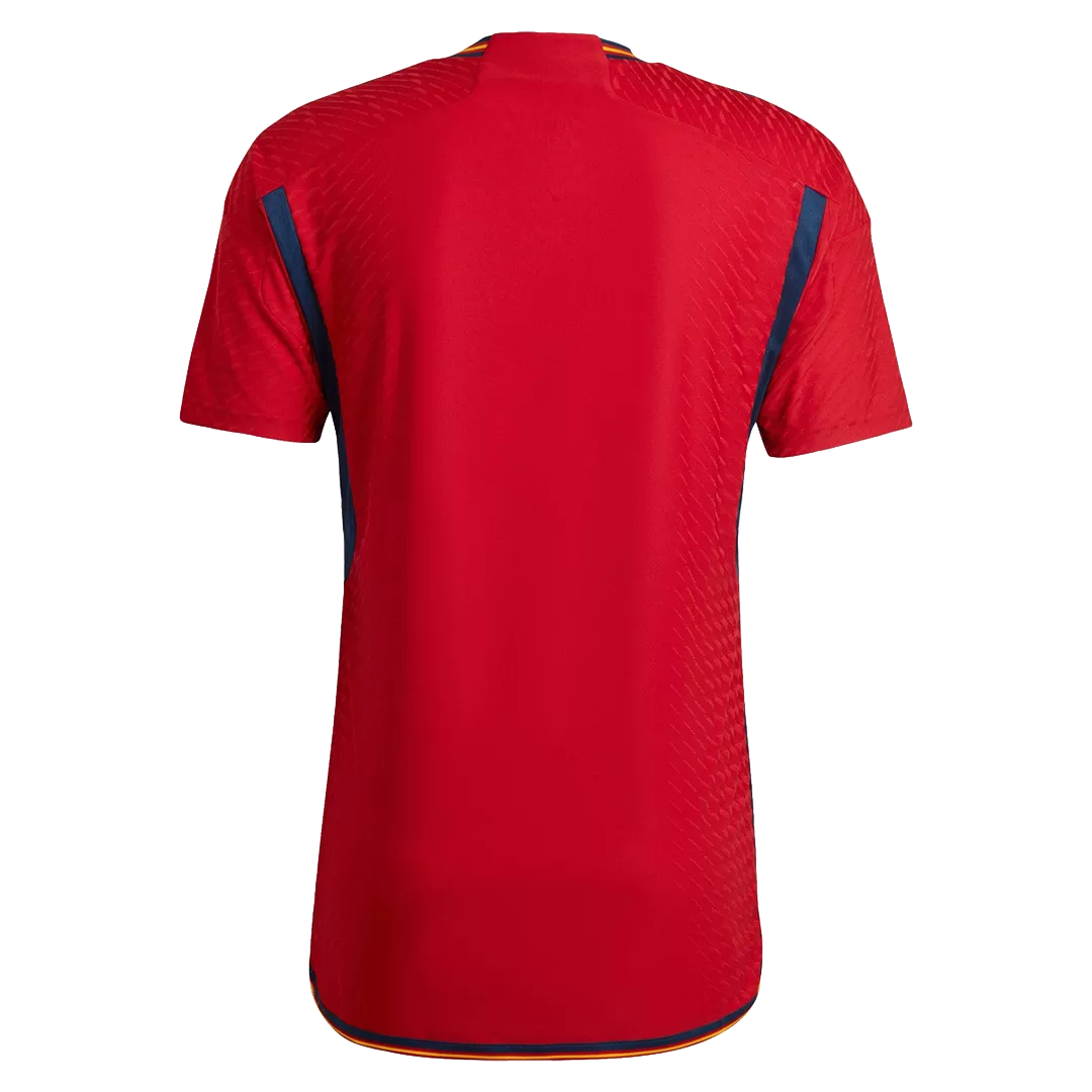Spain Home Authentic Jersey World Cup 2022 - gogoalshop