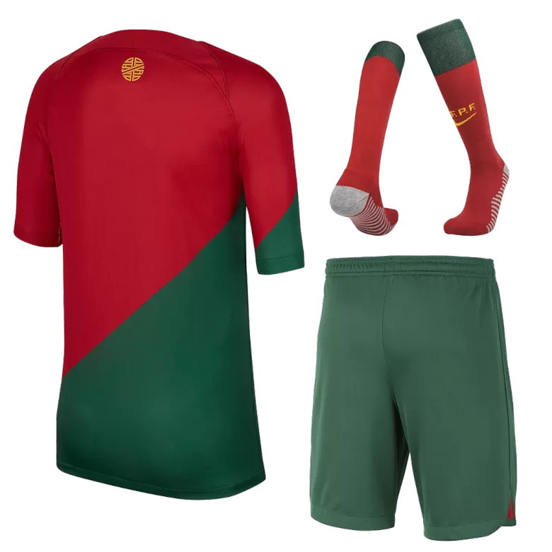 Portugal Home Kids Jerseys Full Kit 2022/23 - gogoalshop