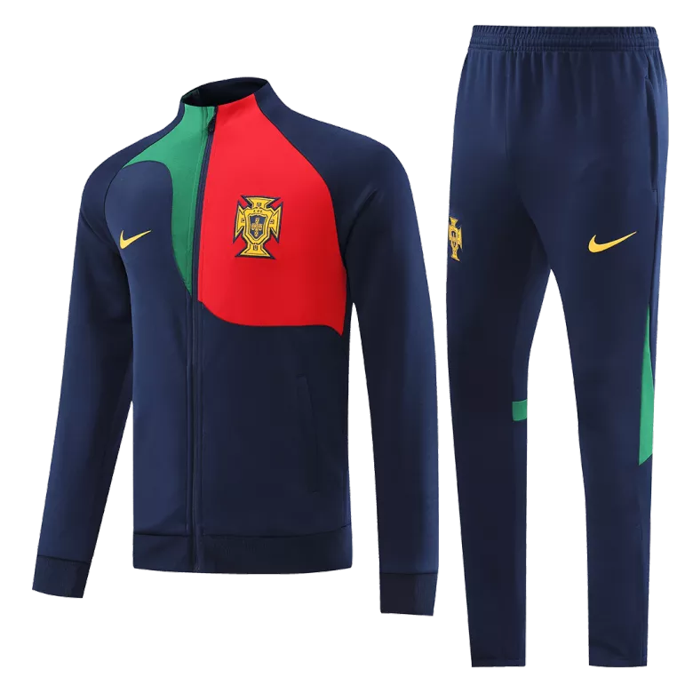 Portugal Jacket Tracksuit 2022 Navy - gogoalshop
