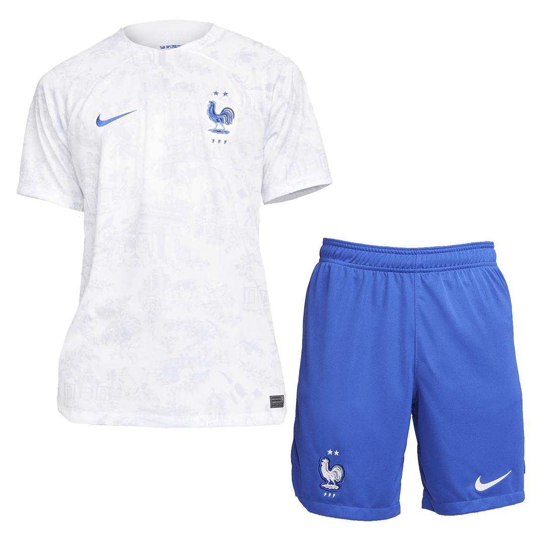 France Away World Cup Jerseys Kit 2022