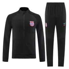 Barcelona Jacket Tracksuit 2022/23 Black - gogoalshop
