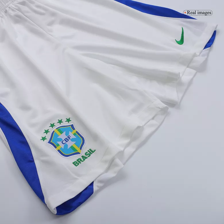 Brazil Away Soccer Shorts World Cup 2022 - gogoalshop