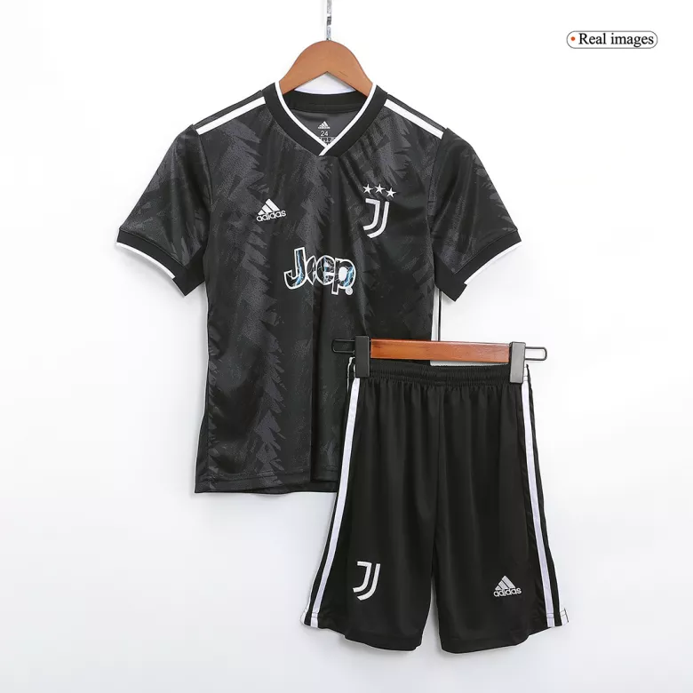 Juventus Away Kids Soccer Jerseys Kit 2022/23 - gogoalshop